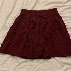 Maroon brandy Melville skirt